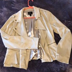 Tan Moto Jacket